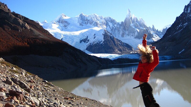 Hiking at Laguna Torre, El Chaltén
