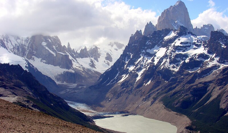 Laguna Torre and Cerro Torre, a hiking trail from El Chaltén