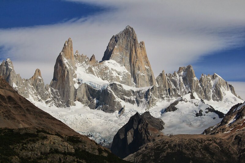 The granite spires of Mount Fitz Roy, Los Glaciares National Park