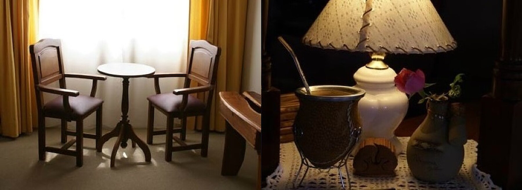 Sitting area at Hotel Piedras Blancas, El Chaltén